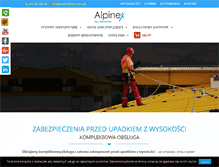 Tablet Screenshot of alpinex.net.pl